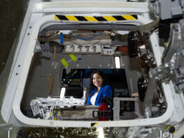 NASA Engineer Zaida HernandezNASA’s renowned team of engineers has a standout member who has recently caught the attention of both the scientific community and the public: Zaida Hernandez. Known for her exceptional skills and innovative contributions, Zaida’s journey to NASA and her ongoing projects offer a fascinating look into the cutting-edge world of space exploration.Early Life and EducationZaida Hernandez’s path to becoming a NASA engineer is a tale of determination, hard work, and an unwavering passion for science and technology. Growing up in a modest environment, Zaida was always fascinated by the stars and the mechanics of how things work. This curiosity led her to pursue a degree in Aerospace Engineering, where she excelled and quickly became known for her problem-solving abilities and innovative thinking.Career at NASAZaida joined NASA several years ago, and her impact has been profound. Her role involves working on various key projects that are critical to NASA’s mission of space exploration and technological advancement. One of her notable contributions includes her work on the Mars Rover program, where she played a pivotal role in designing and testing components that ensure the rover’s functionality in the harsh conditions of Mars.Significant ContributionsMars Rover Project: Zaida’s engineering expertise was crucial in developing the rover’s navigation system, which allows it to traverse the Martian terrain autonomously. Her work ensured that the rover could avoid obstacles and collect high-quality data, significantly advancing our understanding of the Red Planet.Satellite Development: Another significant area where Zaida has made substantial contributions is satellite technology. She has been involved in designing satellites that monitor climate change, providing critical data that helps scientists understand and address global environmental challenges.Spacecraft Innovation: Zaida’s innovative approach has led to the development of new materials and technologies that improve the durability and efficiency of spacecraft. Her work ensures that these crafts can withstand the extreme conditions of space travel, thus pushing the boundaries of what is possible in space exploration.Challenges and TriumphsZaida’s journey has not been without its challenges. As a woman in a predominantly male field, she has faced numerous obstacles. However, her resilience and dedication have helped her overcome these barriers and achieve remarkable success. Her story is not just one of personal triumph but also serves as an inspiration to young aspiring engineers, particularly women and minorities, who dream of a career in STEM (Science, Technology, Engineering, and Mathematics).Impact and RecognitionZaida Hernandez has received several accolades for her contributions to engineering and space exploration. Her work has been published in numerous scientific journals, and she is frequently invited to speak at conferences and symposiums around the world. Her contributions have not only advanced NASA’s mission but have also paved the way for future innovations in space technology.Looking AheadLooking forward, Zaida continues to work on groundbreaking projects that have the potential to revolutionize space exploration. She is currently involved in developing next-generation propulsion systems that could significantly reduce the time it takes to travel to distant planets. Her vision includes making space travel more accessible and sustainable, which could one day lead to human colonization of other planets.Good to KnowFor those interested in following in Zaida’s footsteps, there are several pathways to a career in aerospace engineering. A strong foundation in mathematics and physics is essential, as well as a willingness to continuously learn and adapt to new technologies. Internships and networking with professionals in the field can also provide valuable experience and open up opportunities for aspiring engineers.Reaction to Zaida’s AchievementsZaida Hernandez’s achievements have been met with widespread admiration and respect within the scientific community. Colleagues praise her for her technical expertise, innovative mindset, and leadership qualities. Her journey is a testament to what can be achieved with passion, dedication, and a commitment to pushing the boundaries of human knowledge.In conclusion, Zaida Hernandez stands as a beacon of inspiration in the field of aerospace engineering. Her contributions to NASA and her ongoing efforts to advance space technology highlight the incredible impact one individual can have on the future of space exploration. For more detailed information on her projects and career, you can visit NASA’s official website.
Zaida Hernandez, a hispanic woman with long wavy brown hair and dark brown eyes, smiles brightly at the camera while sitting inside a mock up of NASA