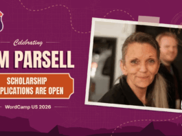 Kim Parsell Memorial Scholarship Now Available for WordCamp US 2026 Kim Parsell Memorial Scholarship Opens for WordCamp US 2026