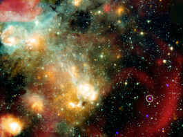 Unusual Star Baffles Scientists, Discovered by NASA’s Chandra Scientists have discovered a star behaving like no other seen before, giving new clues about the origin of a class of mysterious objects. This object, known as ASKAP J1832, shows regular changes in both radio wave and X-ray intensity every 44 minutes, the first time such variations have been seen for a class of objects discovered only three years ago. X-rays from Chandra are shown along with infrared data from the Spitzer Space Telescope, and radio from LOFAR. An inset shows a more detailed view of the immediate area around this unusual object in X-ray and radio light.