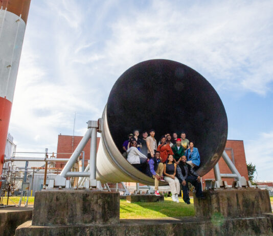“Ain’t Too Proud” Team Explores NASA Langley Facilities Members of the cast and crew of "Ain