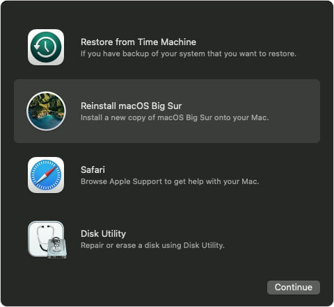 install macOS