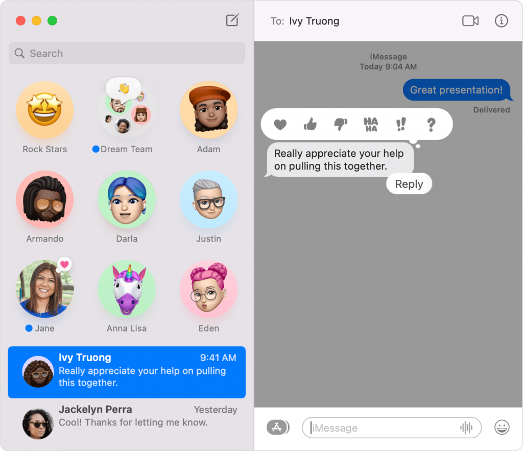 iMessages