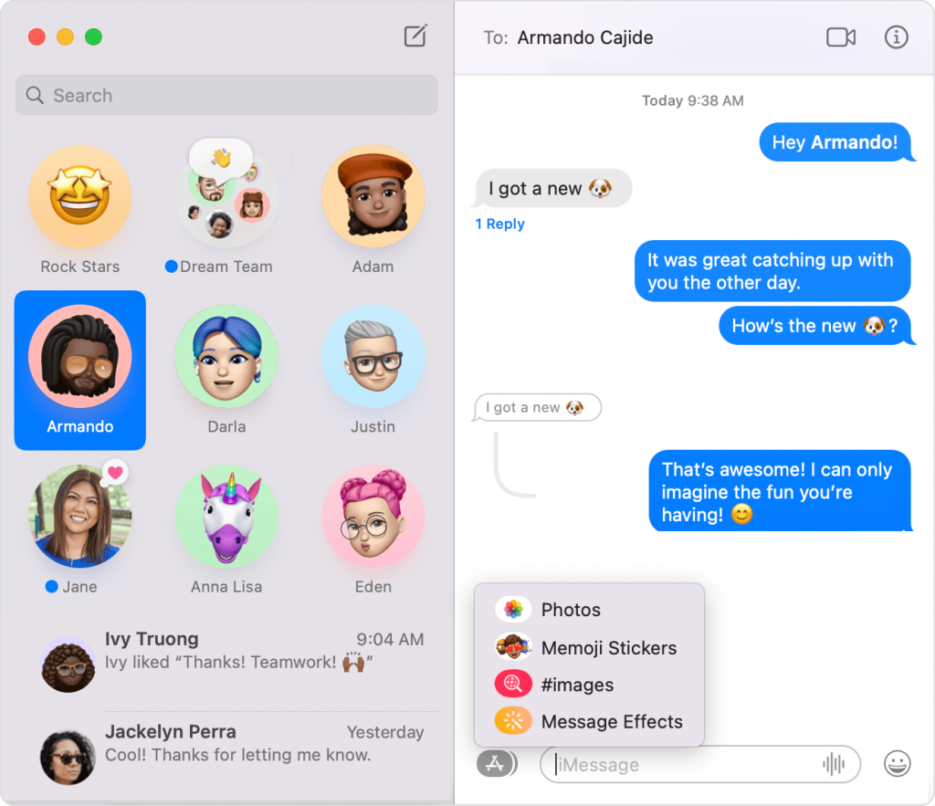Messages app