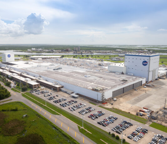 Media Invited to NASA New Orleans Facility Pre-Super Bowl Tours NASA’s Michoud Assembly Facility in New Orleans, includes 43 acres of manufacturing space under one roof — a space large enough to contain more than 31 professional football fields. Credit: NASA