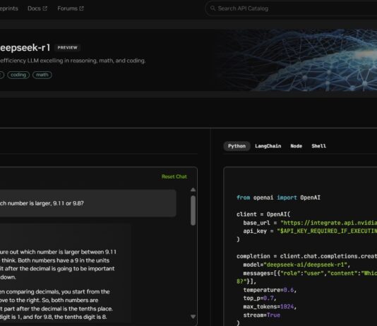 NVIDIA NIM Launches DeepSeek-R1 Platform DeepSeek-R1 Now Live With NVIDIA NIM