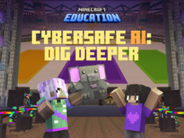 Safer Internet Day: Exploring AI through Minecraft Education CyberSafe AI Hero Image