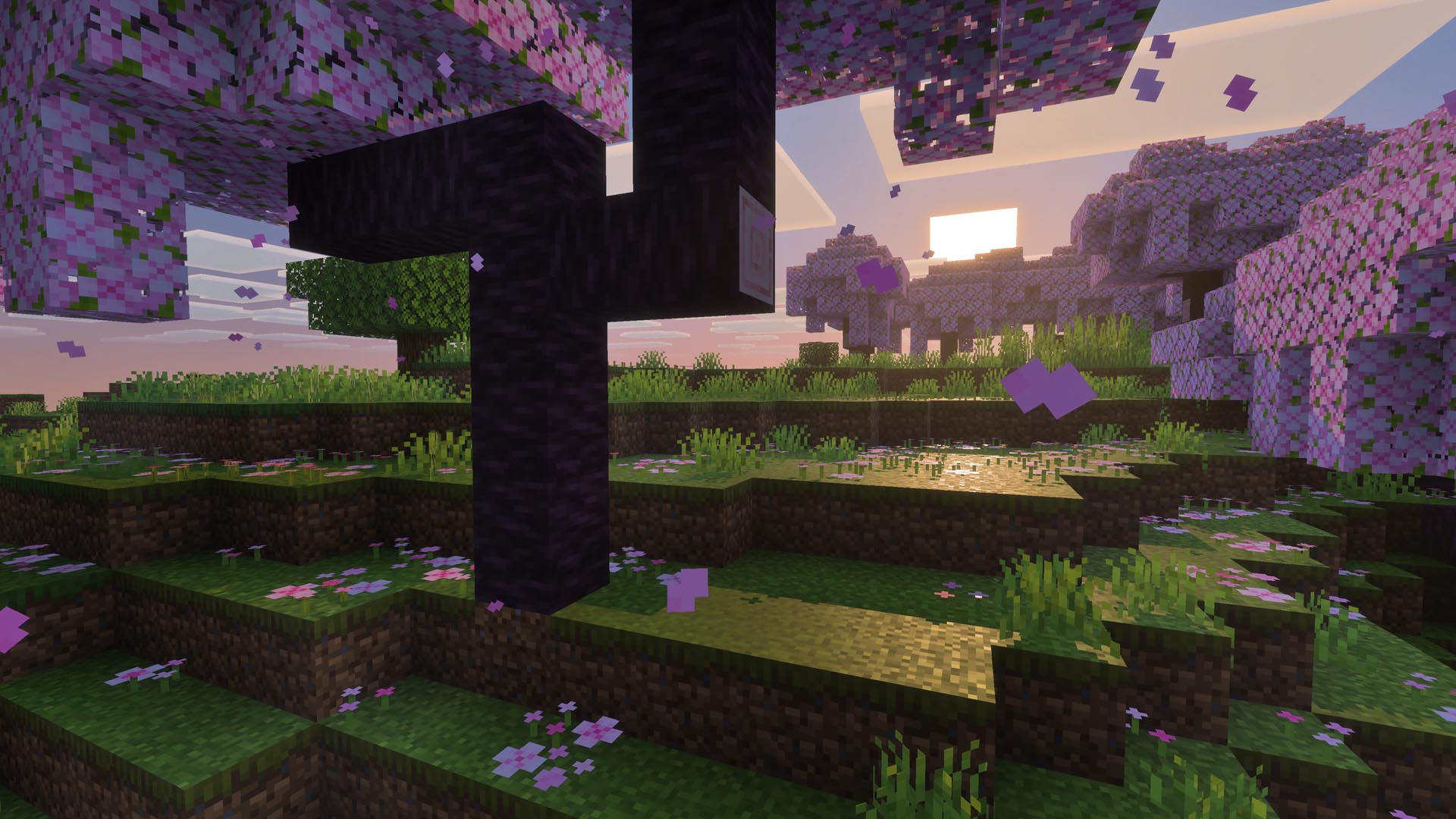 mcl broll beforeafter cherrygrove 2b a7d68181de3c225967d9.jpg Minecraft: Vibrant Visuals Transforms the Game Into What You’ve Always Imagined in Your Head - Xbox Wire