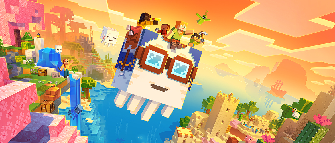 mcv chasetheskies launch header 1170x500.jpg Get ready to Chase the Skies in Minecraft atop your happy ghast!