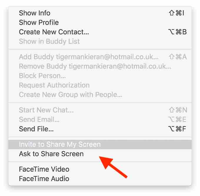 Share Your Screen In FaceTime On Mac