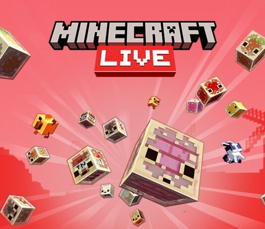 Minecraft LIVE Recap: Highlights from TwitchCon 2026 A variety of sulfur cubes on a red background. The Minecraft LIVE logo is overlayed.