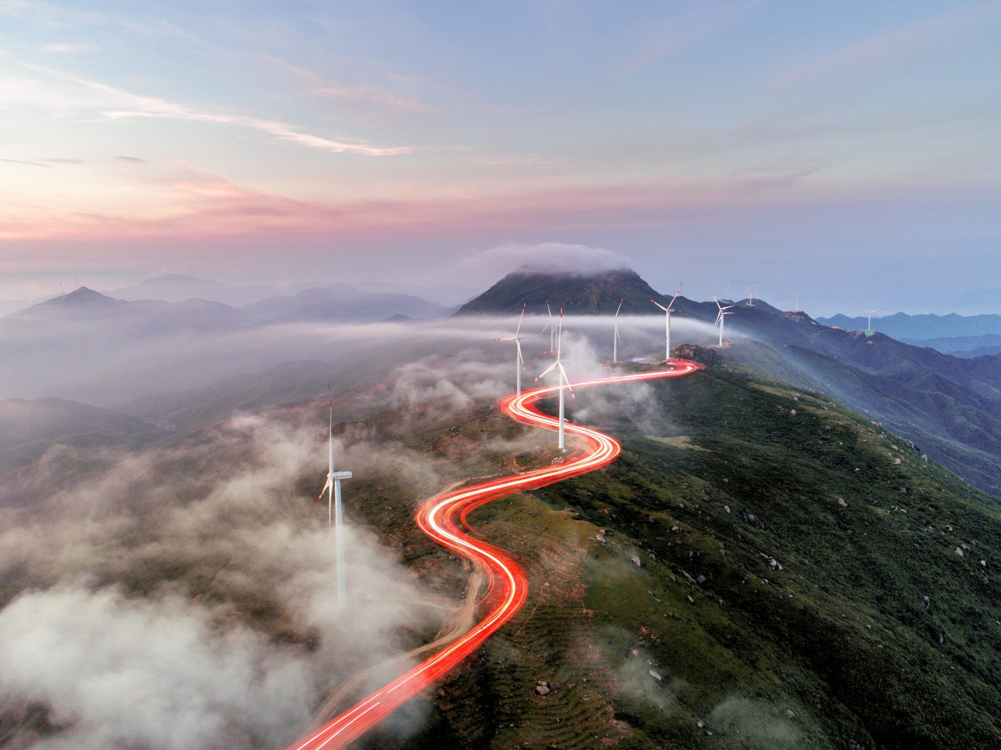 mountain turbines light trail g1053312200 scaled.jpg Lenovo highlighted as a Major Contender in Everest Group’s PEAK Matrix® – Sustainable IT Services - Lenovo StoryHub