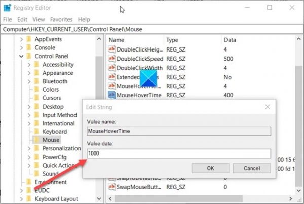 How To Change Mouse Hover Time In Windows 11 - Hawkdive.com