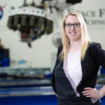 NASA’s Casey Wolfe: Embodying the Spirit of Artemis Casey Wolfe is developing and producing the next generation payload adapter for NASA’s SLS (Space Launch System) super-heavy lift rocket. The adapter is made with some of the world’s most advanced composite manufacturing techniques.