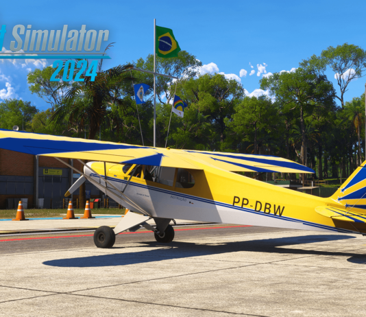 Microsoft Flight Simulator Unveils Local Legend: CAP-4 Paulistinha Microsoft Flight Simulator 2024. CAP-4 Paulistinha keyart.
