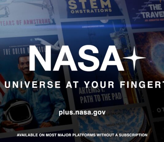 NASA Streams Live Coverage and Content on Prime Video NASA+ logo