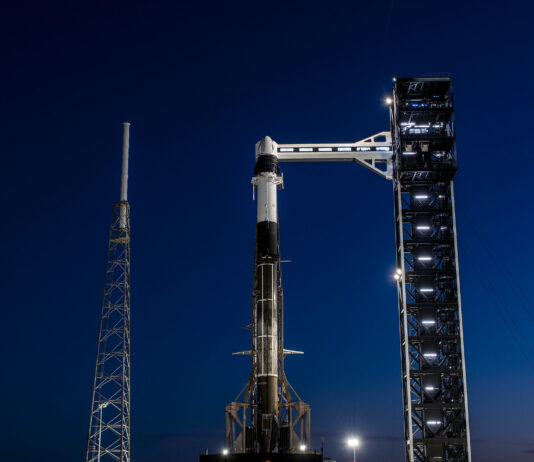 Media Invited to SpaceX’s 33rd ISS Resupply Launch A SpaceX Falcon 9 rocket, with the company’s Dragon spacecraft, stands in a vertical position at Space Launch Complex 40 at Cape Canaveral Space Force Station in Florida on Tuesday, March 19, 2024