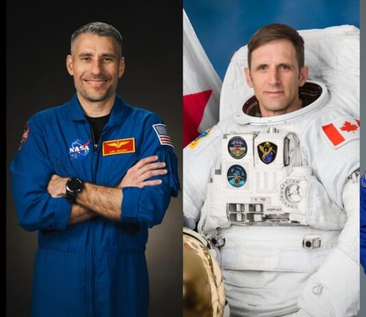 NASA Reveals SpaceX Crew-13 Roles for Upcoming Space Station Mission Compilation of four astronaut portraits that make up NASA