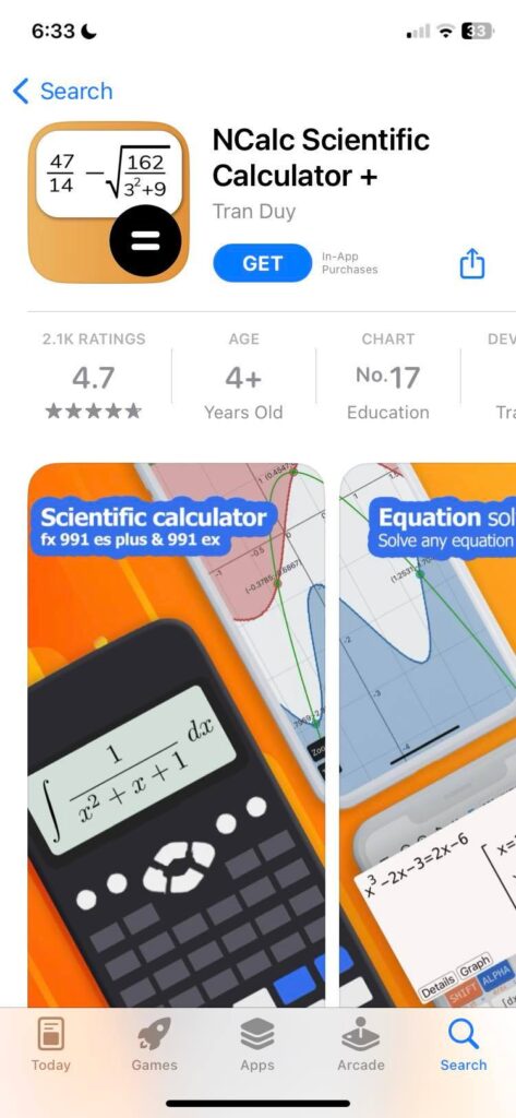 Calculator On The Apple App Store