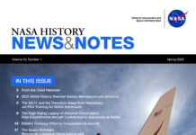 NASA’s Spring 2025 Historical Updates and Highlights Front Cover for the Spring 2025 edition of NASA History News & Notes