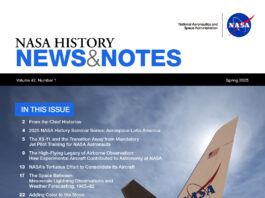 NASA’s Spring 2025 Historical Updates and Highlights Front Cover for the Spring 2025 edition of NASA History News & Notes