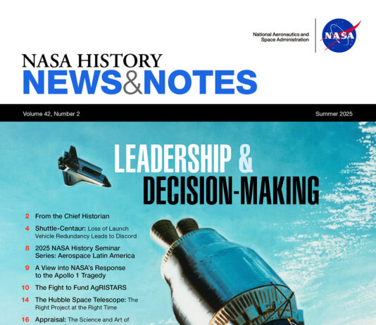 NASA Summer 2025: Historical Updates and Highlights Cover page for News and Notes Volume 42 Number 2