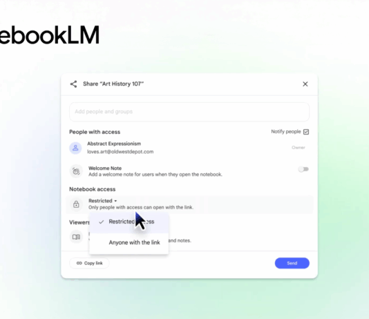 NotebookLM Introduces Feature for Publicly Sharing Notebooks NotebookLM is adding a new way to share your own notebooks publicly.