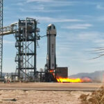 Payloads Prepared for Lunar Mission with Simulated Moon Gravity Tests Launch of Blue Origins New Shepard suborbital rocket system.