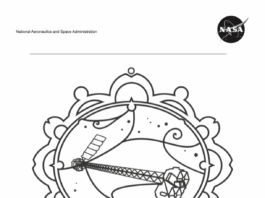 NASA’s NuSTAR Science: Discover with Coloring Pages A coloring page for NASA