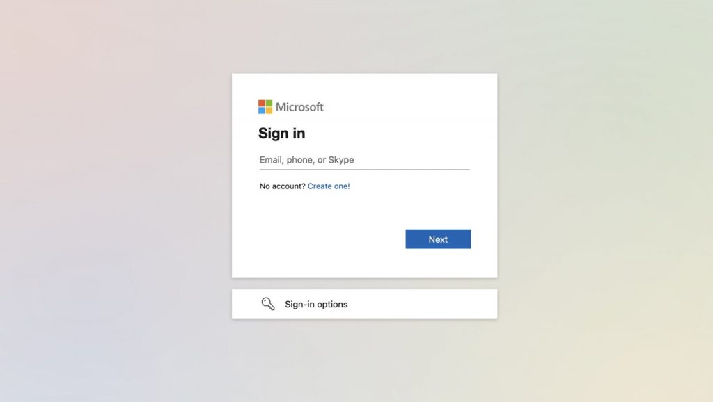 password for outlook for Mac