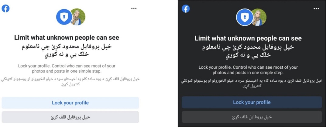 Facebook will let users in Afghanistan lock their accounts, hide friend lists as a security measure