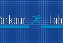 Unleash Parkour Skills in Vaporwave Gauntlet: Neon Skies Challenge Parkour Labs key art