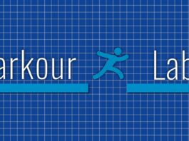 Unleash Parkour Skills in Vaporwave Gauntlet: Neon Skies Challenge Parkour Labs key art