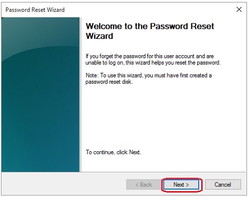Password Reset Disk