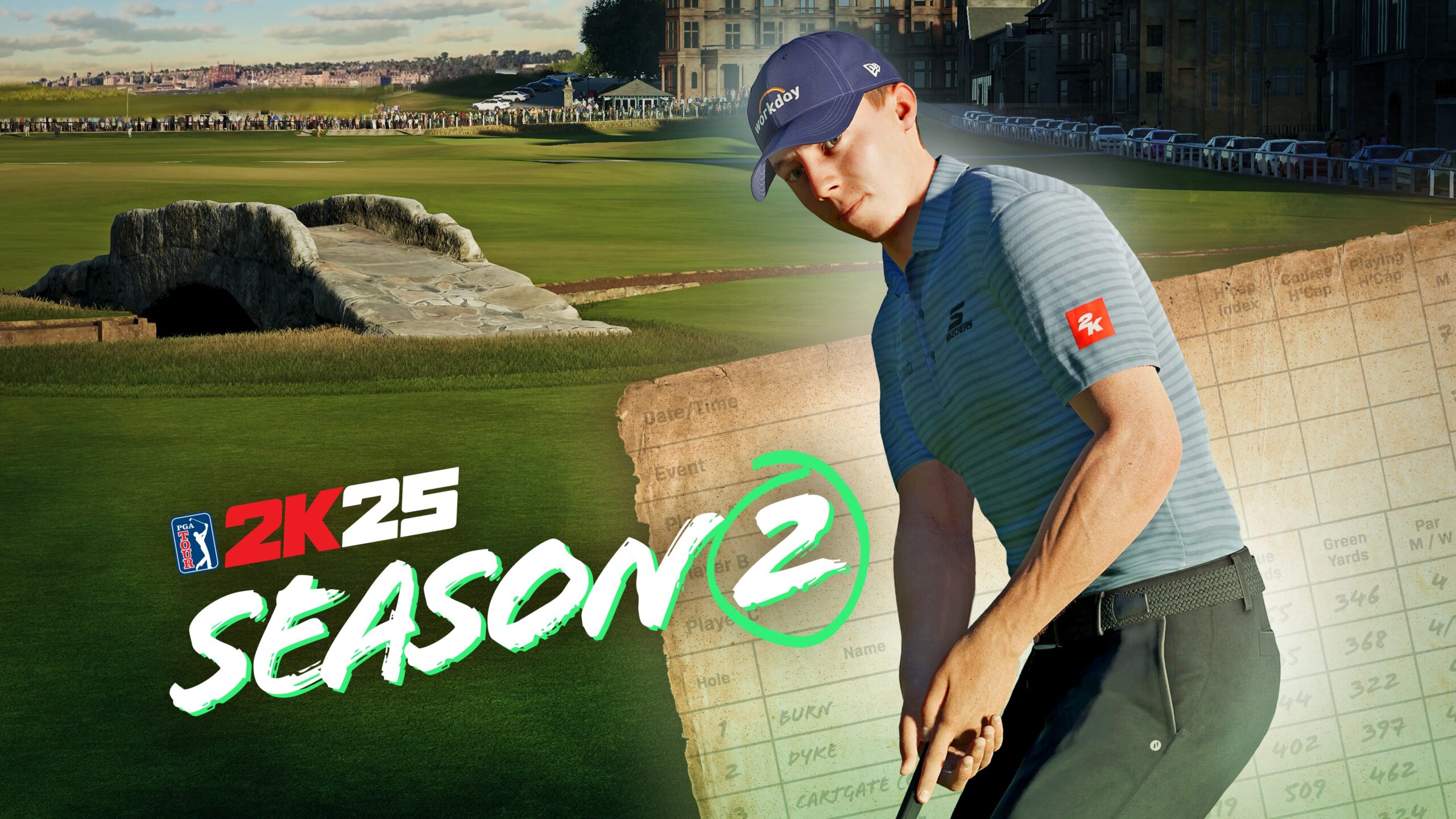 PGA Tour 2K25 - Season 2 Key Art