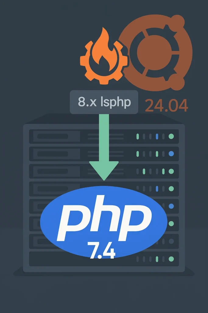 php downgrade 2 74 openlitespeed
