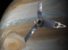 Juno Resumes Normal Operations Post Safe Mode Incident This illustration depicts NASA