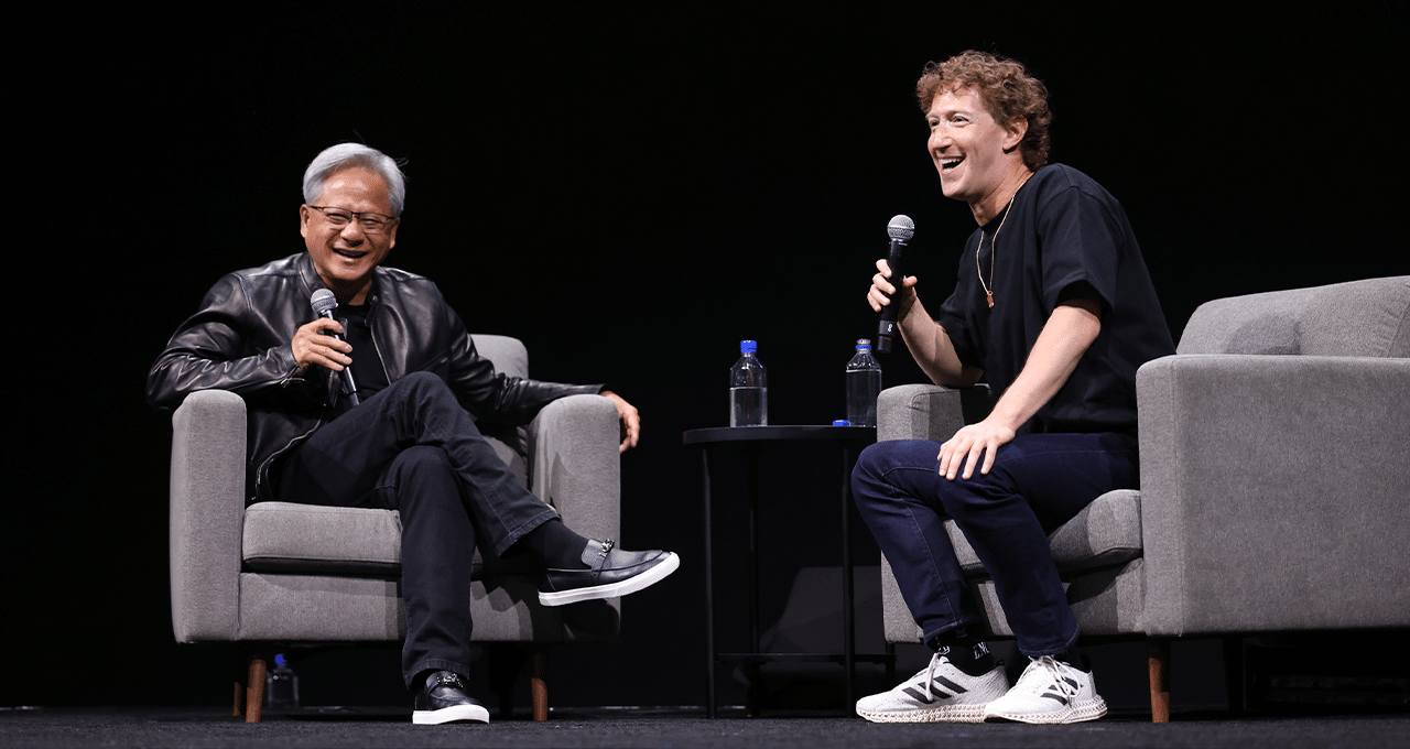 pj b1081 blog press 1280x680 1.png Creators to Have Personalized AI Assistants, Meta CEO Mark Zuckerberg Tells NVIDIA CEO Jensen Huang