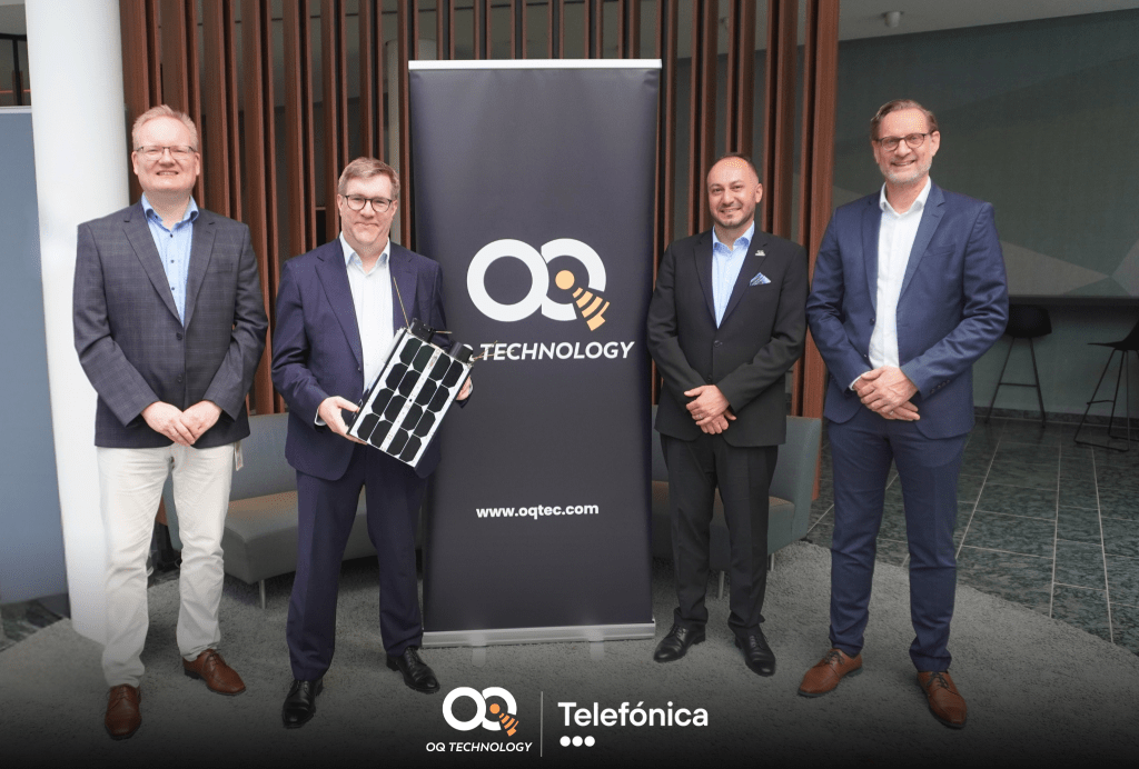 pr oq telefonica logos.png OQ Technology plans direct-to-smartphone demo with cellular spectrum