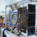 NASA’s PUNCH Mission Prepares by Testing Solar Panels Pre-Launch Image shows a solar array extending