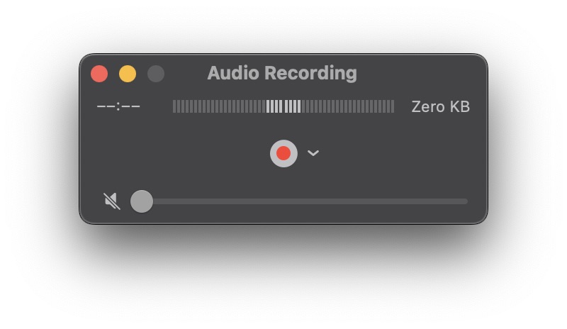 sound recorder for mac