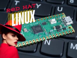 Mastering Ubuntu Virtualization With VirtualBox keyboard with Red Hat Linux logo.