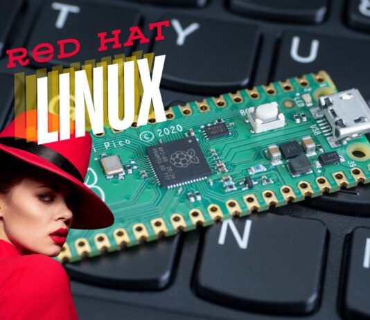 Customizing Your Ubuntu Experience on Windows 11 keyboard with Red Hat Linux logo.