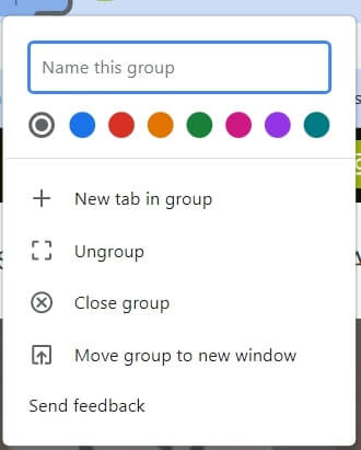 tab group