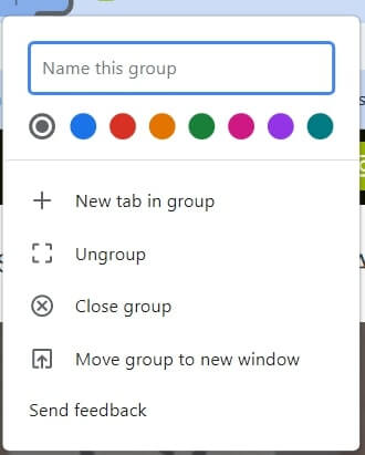 tab group