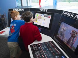 January 2025 Extras – NASA Highlights A pair of young visitors to INFINITY Science Center