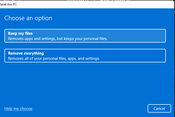 Windows 11 after long sleep