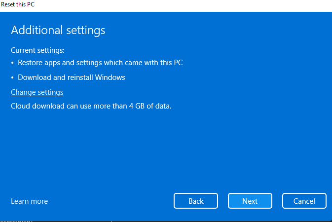 Windows 11 after long sleep