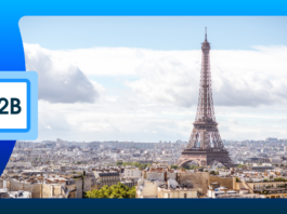 Salesforce Invests $2 Billion in France to Boost AI Development View of the Eiffel Tower in France.