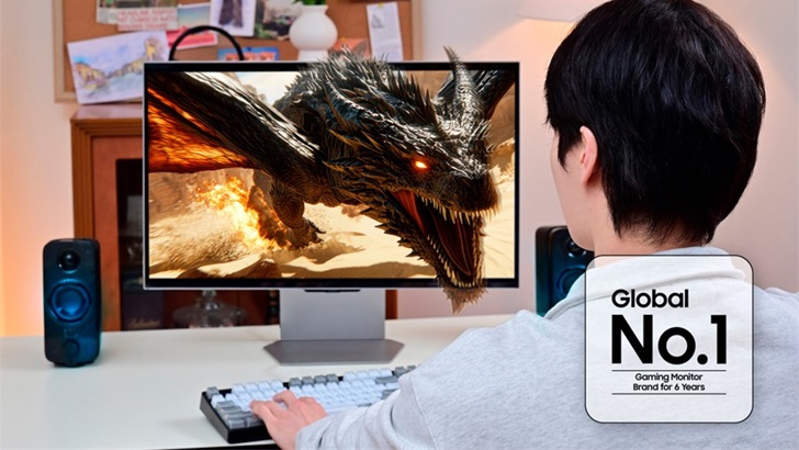 samsung digital appliances gaming monitors no. 1 2025 six consecutive years odyssey quantum dot oled.jpeg Samsung Electronics Ranked No.1 in Global Gaming Monitor Market for Six Consecutive Years