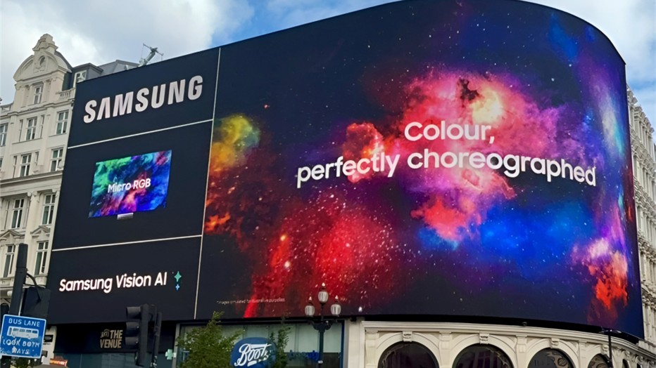 Samsung Launches Global Landmark Outdoor Billboard Campaigns for Micro RGB